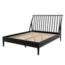 Bohemian Platform Bed With Tall Headboard by HouseOfZazla