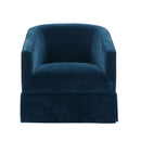 Elm - Skirted Swivel Chair by HouseOfZazla