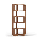 6-Tier L-Shaped Corner Bookshelf with Anti-Tip Safety Kit
