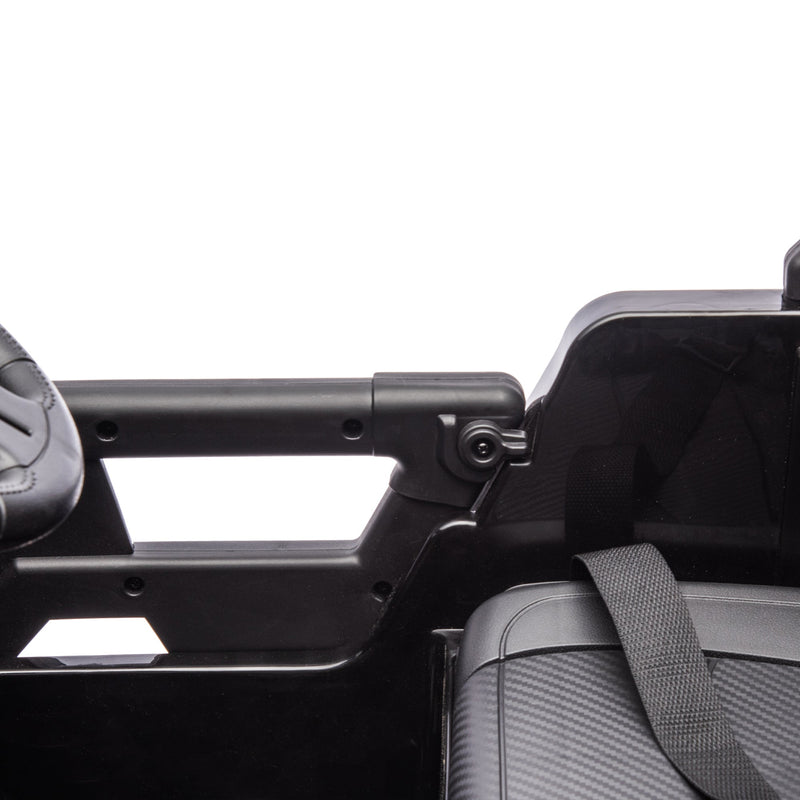 24V Ride On Large PickUp Truck car for Kids,ride On 4WD Toys with Remote Control,Parents Can Assist in Driving,Bluetooth music version,Pickup truck design with spacious storage in the rear.