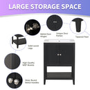 24" Black Bathroom Vanity by HouseOfZazla