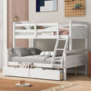 Bunk Bed With Ladder And Safety Guardrail by HouseOfZazla