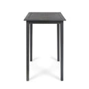 Outdoor Minimalist Acacia Wood Square Bar Table by HouseOfZazla