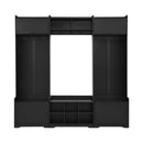 Wide Hall Tree With Shoe Storage, 4 In 1 Entryway Bench by HouseOfZazla