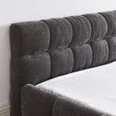 Modern Platform Bed Frame With Thick Fabric by Unique Piece Furniture