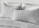 BedGear Performance Duvet Set, King - Grey/Racetrack