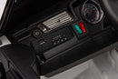 12V7A 30W*2 Four-Wheel Drive Seat One Button Start, Forward And Backward, High And Low Speed, Music, Front Light, Power Display, Two Doors Can Open, 2.4G R / C, Seat Belt Four Wheel Absorber by HouseOfZazla