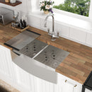 Farmhouse Double Bowl Sink With 50/50 Layout by HouseOfZazla