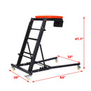 Heavy Duty Foldable Rolling Engine Top Creeper With Padded Deck And Locking Casters - Black