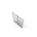 56"-60"W x 76"H Frameless Shower Door