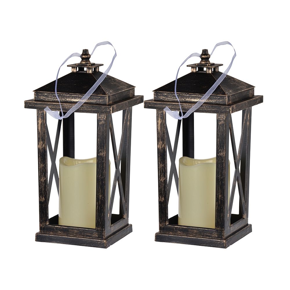 Menifee - Lantern With Led Candle (Set of 2), photo 2 of 14
