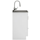 Reed - Deluxe Laundry Cabinet With Pull-Out Faucet And Stainless Steel Sink by Unique Piece Furniture