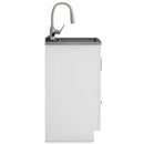 Reed - Deluxe Laundry Cabinet With Pull-Out Faucet And Stainless Steel Sink by Unique Piece Furniture