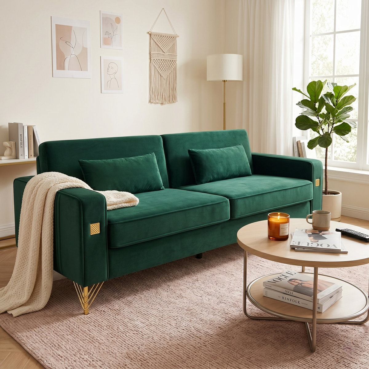 FX-P18-RG2(SOFA) Luxury Emerald, photo 6 of 10