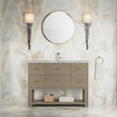 James Martin Lucian 48" Single Bathroom Vanity, Pebble Oak