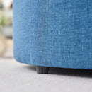 Nesting Ottomans, Round Coffee Table & Bench With Tray (Set of 2) by HouseOfZazla