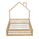 House Platform Bed With Guardrail by HouseOfZazla