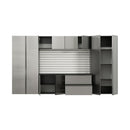 Nova Series - Garage Cabinet Set A With Soft Closing Doors - Metallic Gray by HouseOfZazla