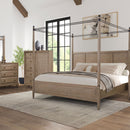 Transitional Styling Canopy Bed by Unique Piece Furniture