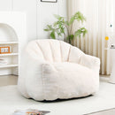 Beanbag Chair, Beanbag Sofa Chair With Armrests Stuffed High Density Foam by Unique Piece Furniture