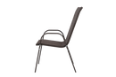 6 Piece Patio Chairs with High Backrest and Armrest - Brown by HouseOfZazla