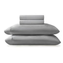 4-Piece King Stretch Jersey Sheet Set,Grey by Montret