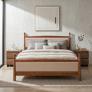 King Size Upholstered Platform Bed Frame