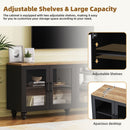 Farmhouse TV Stand With Solid Wood Gourd Shaped Legs For TVs Up To 70" by HouseOfZazla