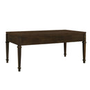 Fluted 2 Drawer Coffee Table - Brown by HouseOfZazla