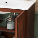 30" Vintage Bathroom Vanity With Ceramic Sink by HouseOfZazla