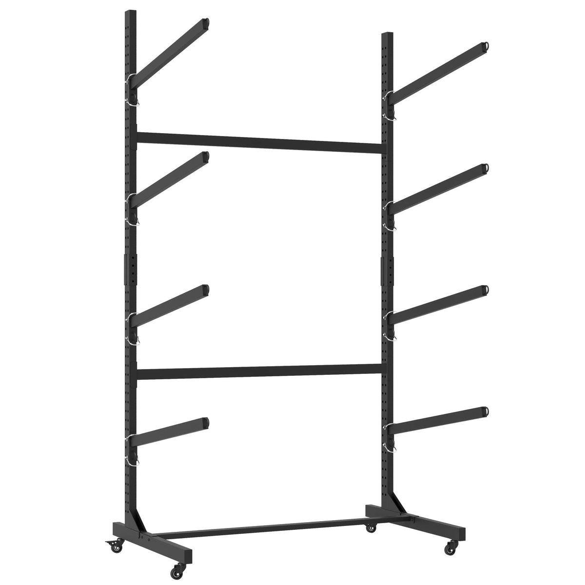 Freestanding Kayak Storage Rack With Lockable Wheels For Kayak, Canoe, Sup & Surfboard, photo 24 of 28