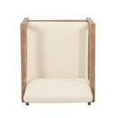 Outdoor Acacia Wood Patio Club Chair