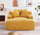 Cloudline - Oversized Chaise Lounge, Modern Comfy Couch With Full Foam Cushioning, Cozy Sleeper Sofabed by Unique Piece Furniture