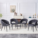 Puffy Bubble, Ball Chain Chairs For Dining Room (Set of 2) by Unique Piece Furniture