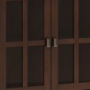 Artisan - Handcrafted Wide 4 Door Storage Cabinet by HouseOfZazla