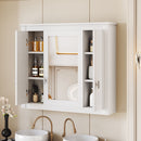 Wall Mounted Bathroom Cabinet With Mirror And 5 Shelves by HouseOfZazla