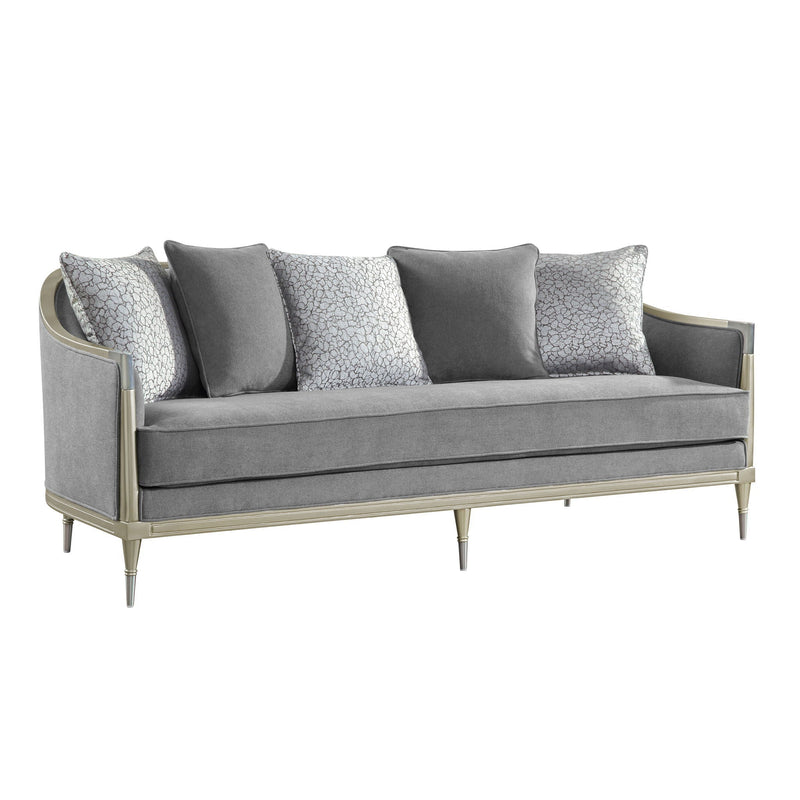 Fernando - Sofa With 5 Pillows - Champagne / Gray, photo 4 of 4