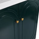 Modern Freestanding Bathroom Vanity With Soft Close Cabinet Doors by HouseOfZazla