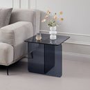 Modern Transparent Tempered Glass Sidetable by HouseOfZazla