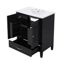 Bathroom Vanity With Sink, Soft Closing Door, Multi Functional Storage by HouseOfZazla