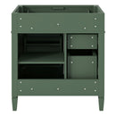 Bathroom Vanity With 2 Drawers And Tip-Out Drawer, Storage Cabinet by Unique Piece Furniture