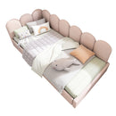 Upholstered Daybed With Metal Slatted Base by HouseOfZazla