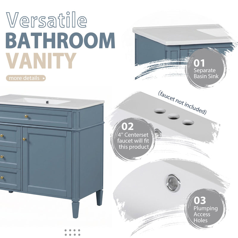 36'' Bathroom Vanity with Medicine Cabinet, photo 5 of 10