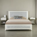 Jehoram - Lozenge Upholstered Design Bed by HouseOfZazla