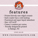 Alligator Light, Florida | Drink Coaster Set