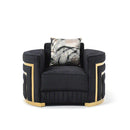 Soledad - Chair Upholstered With Hued Accents - Black by Unique Piece Furniture