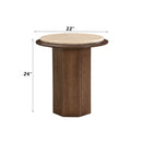 Kasha - End Table - Walnut