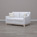 Loveseat With Casual Accent - Gray by HouseOfZazla