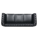 Man Cave 84.65' Arm Chesterfield Three Seater Sofa