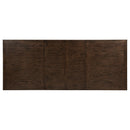 Ridgewell 7-piece Rectangular Trestle Dining Set Dark Oak